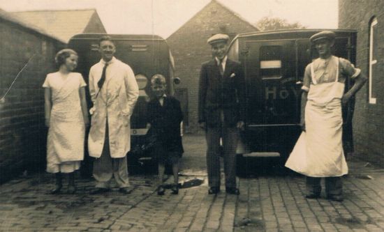 Bill Barclay & Dick Green at Broads Circa 1930